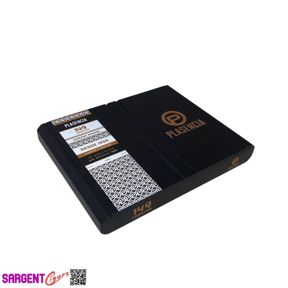 Plasencia 149 Cosecha Toro Empty Wooden Cigar Box 9.5x7.25x1.25